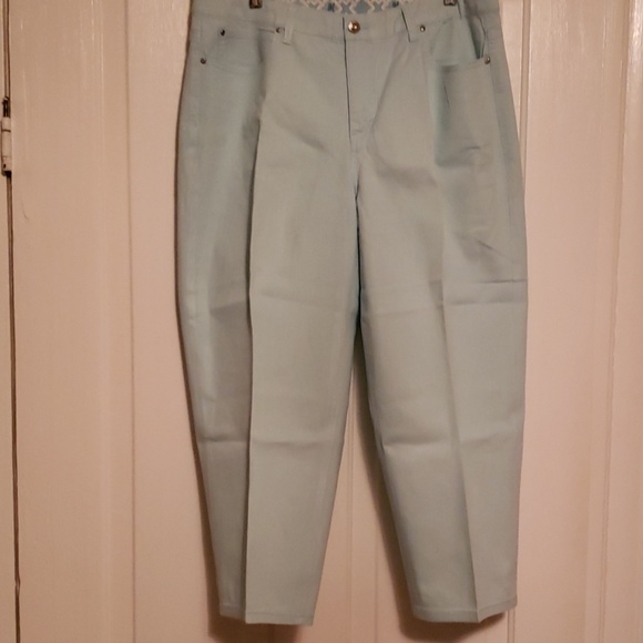 J M  Collection light blue pants- - Picture 1 of 7